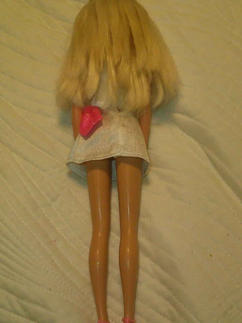 Barbie in White & Pink Dress, 90's Barbie